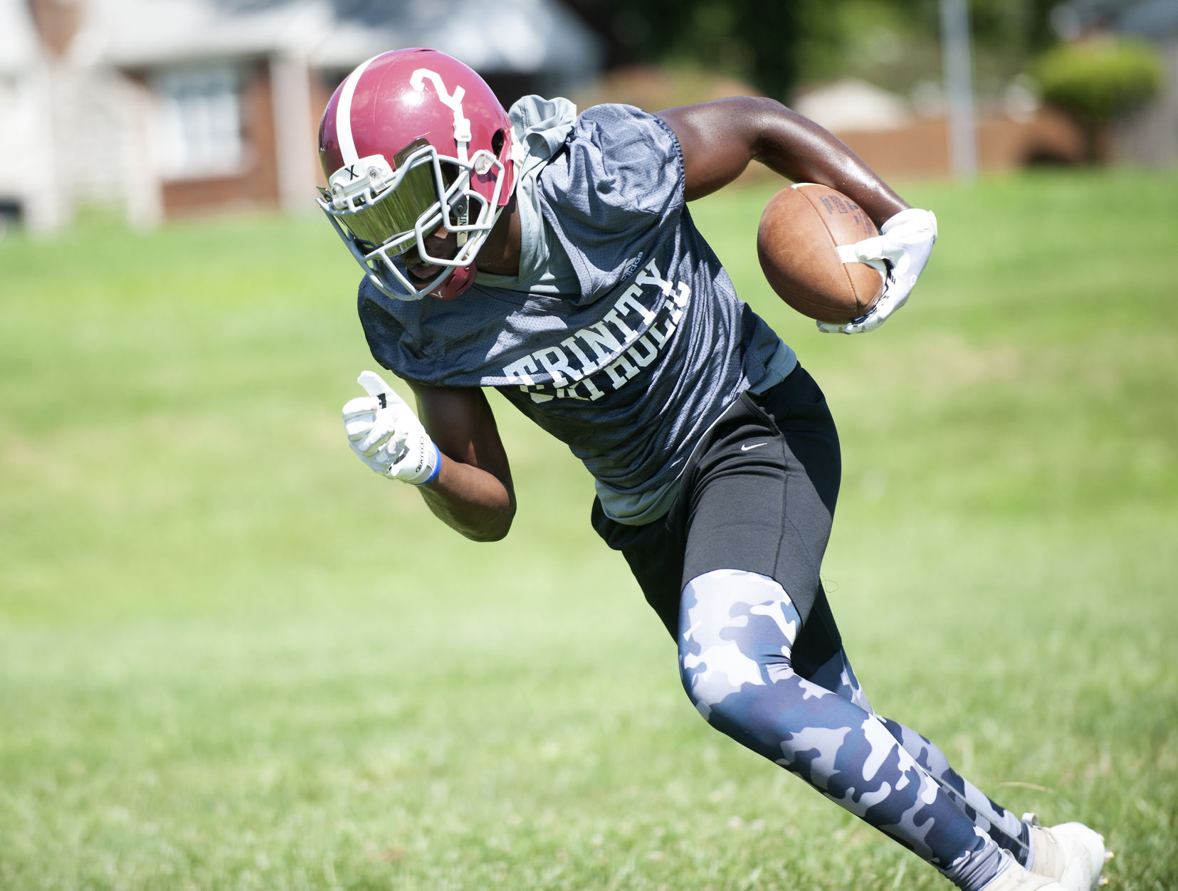Trinity football practice
